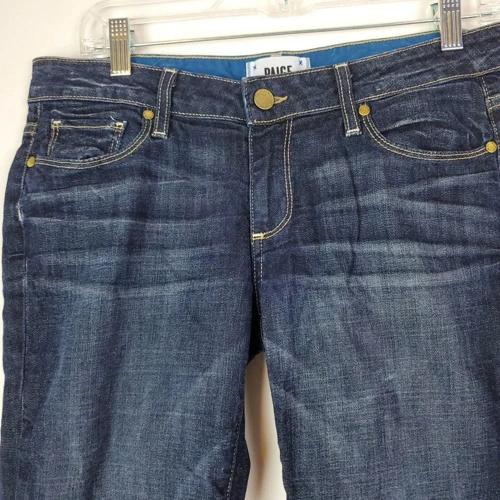 Paige Jimmy Jimmy Skinny‎ Crop Jeans Dark Wash Womens Size 27